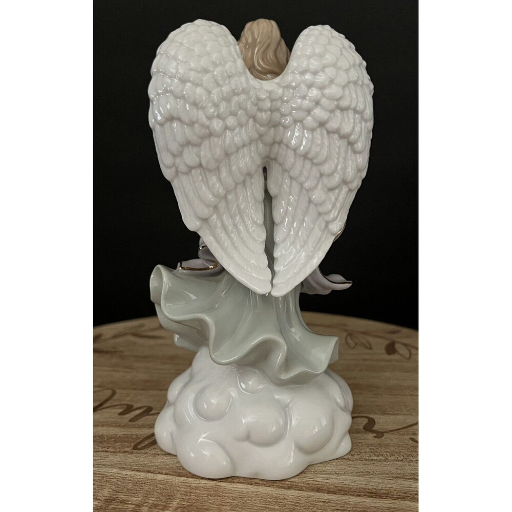 Angels of Grace "FAITH" Porcelain Angel Figurine by Holstead House 6 3/4" Tall - Picture 7 of 10